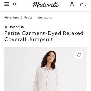 Madewell relaxed dyed coverall jumpsuit